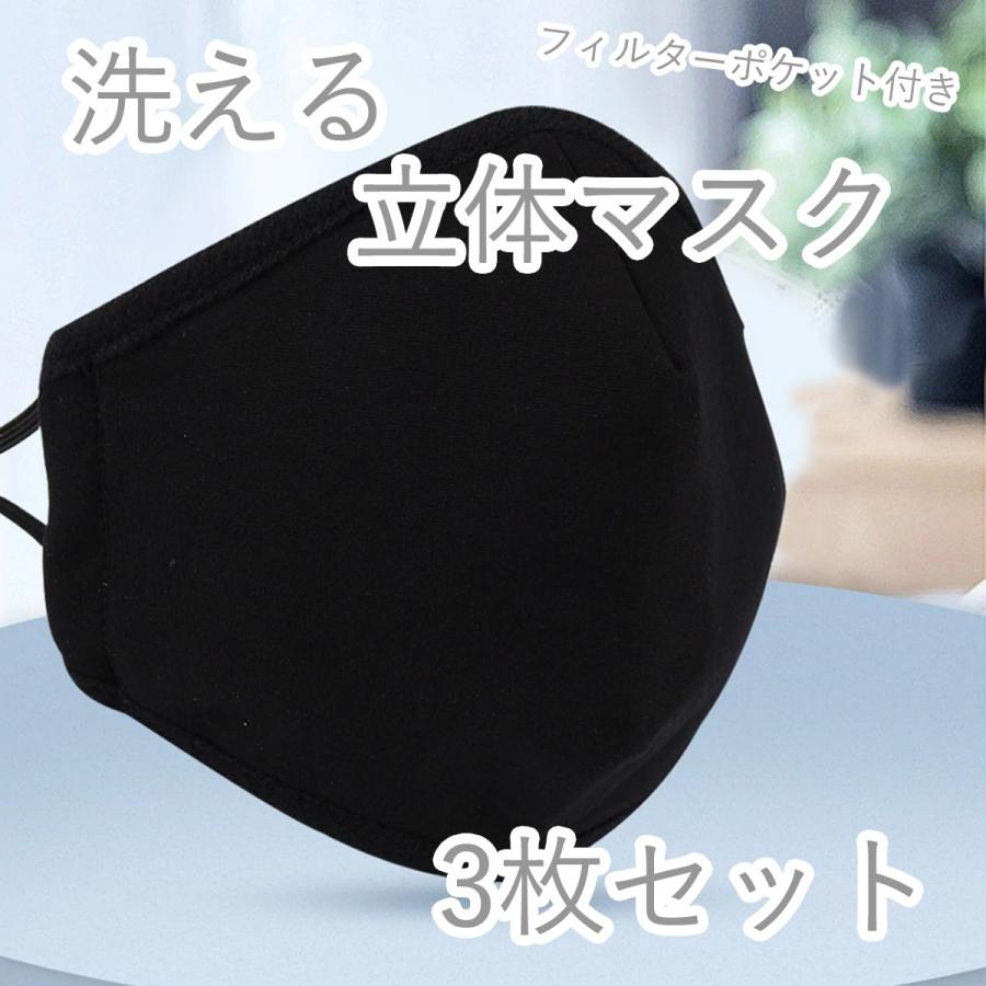 洗える立体マスク 3枚セット : スラックラインショップRENY - 通販