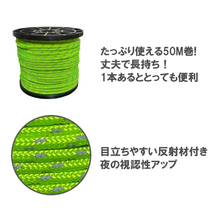 CP3 HERCULES パラコード 反射 テント用ロープ 蛍光緑 15m 60 CP3 HERCULES パラコード 反射 テント用ロープ 蛍光緑 15m 60 【公式通販】