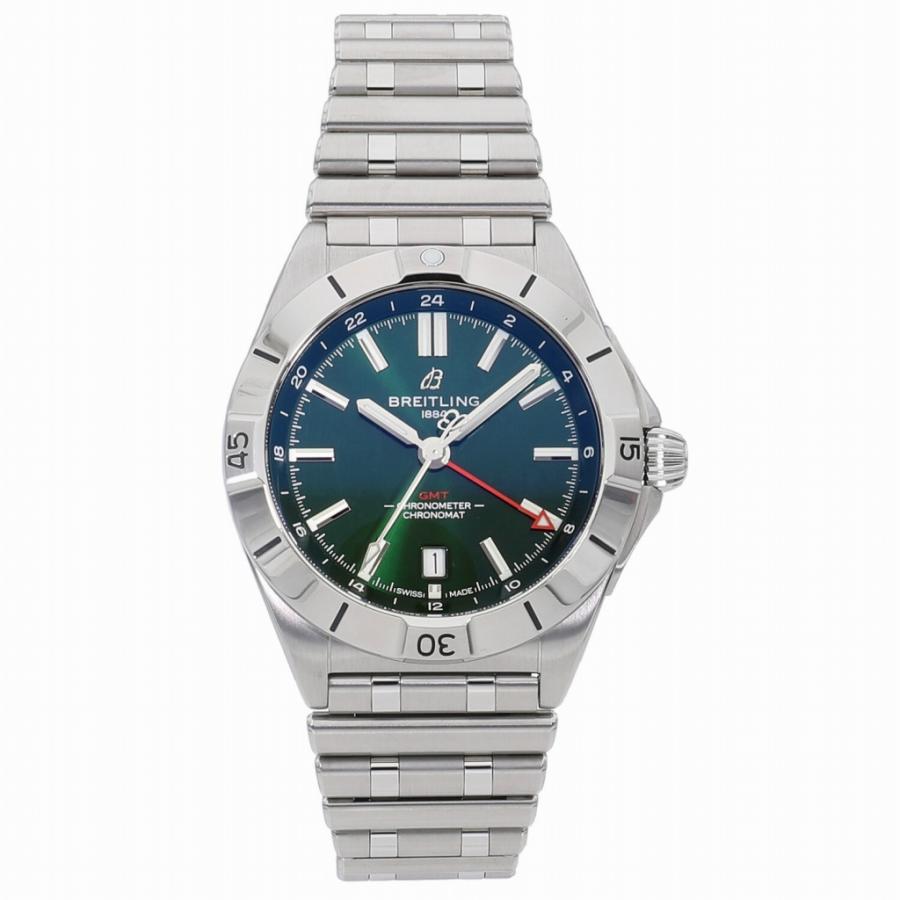 クロノマット [中古]ブライトリング オートマチック GMT 40 グリーン