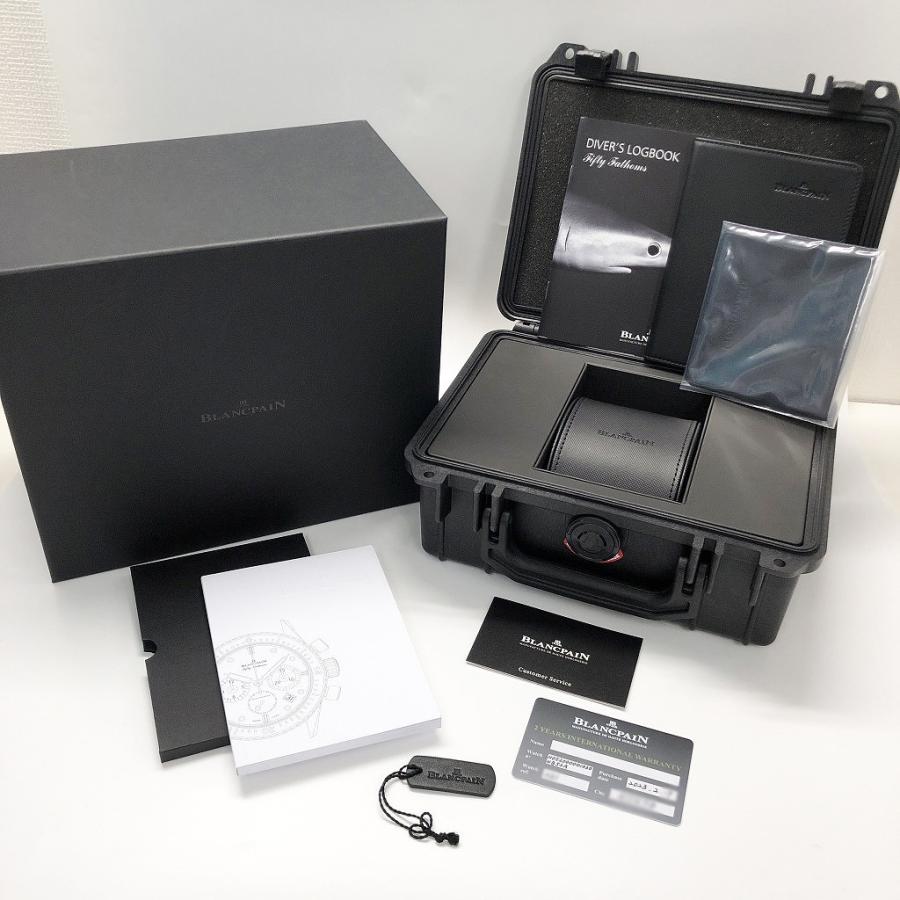 [未使用]ブランパン フィフティ ファゾムス バチスカーフ フライバック クロノグラフ ブラック 5200-0130-B52A メンズ 送料無料 腕時計 | BLANCPAIN | 07