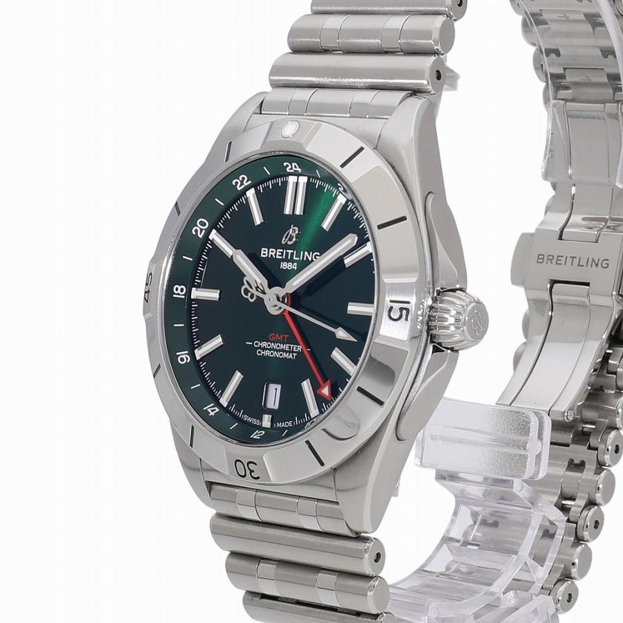 クロノマット [中古]ブライトリング オートマチック GMT 40 グリーン