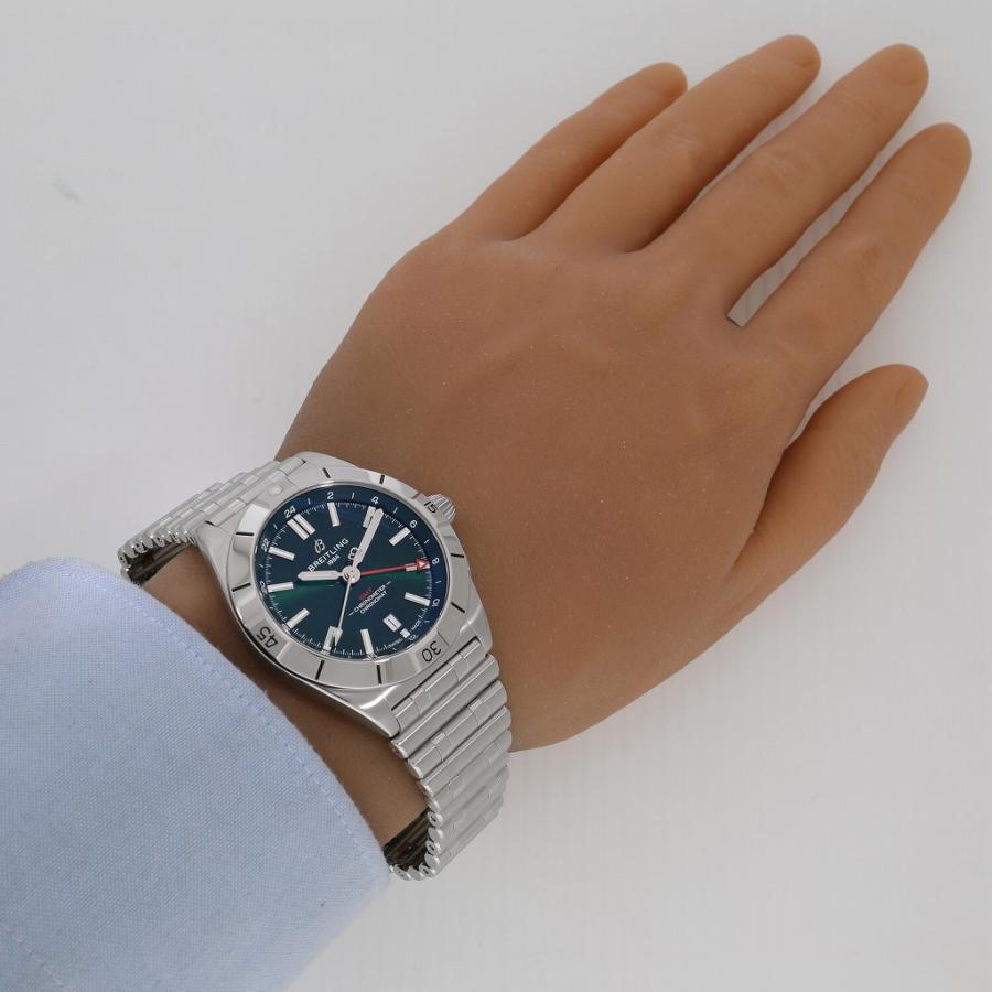 クロノマット [中古]ブライトリング オートマチック GMT 40 グリーン