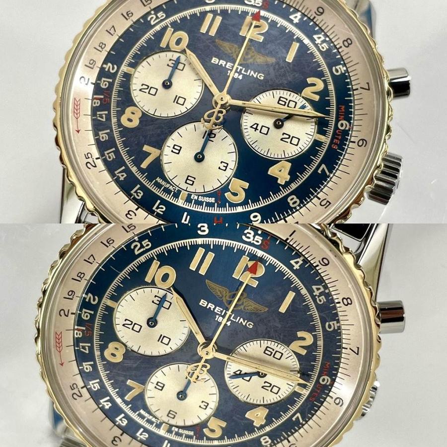 ナビタイマー [中古]ブライトリング ナビタイマー92 D30021 ブルー