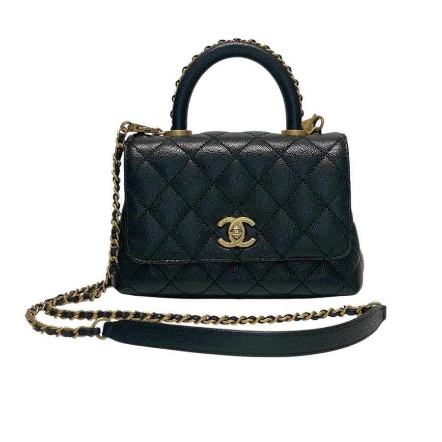 シャネル ココハンドル 29 ブラック メティエダール