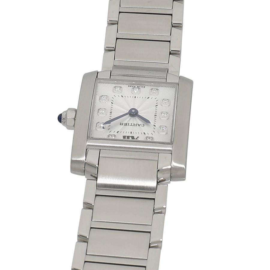 カルティエ タンクフランセーズSM WE110006 レディース 中古 腕時計 WE110006 シルバー Cartier（カルティエ）タンクフランセーズSM 中古