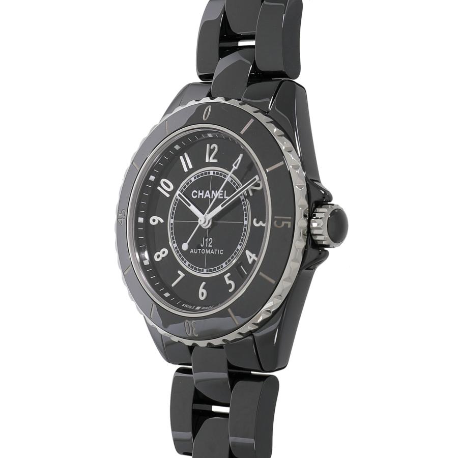 J12 [新品]シャネル ブラック セラミック 38mm H5697 メンズ 送料無料