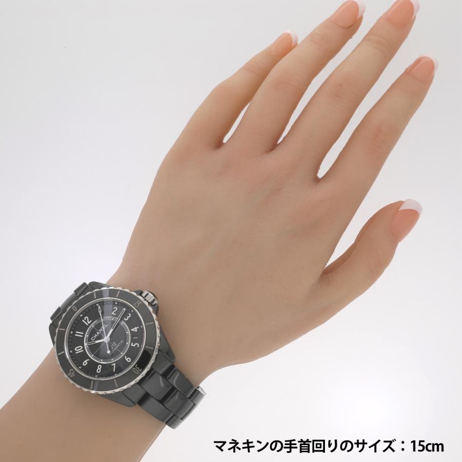 J12 [新品]シャネル ブラック セラミック 38mm H5697 メンズ 送料無料