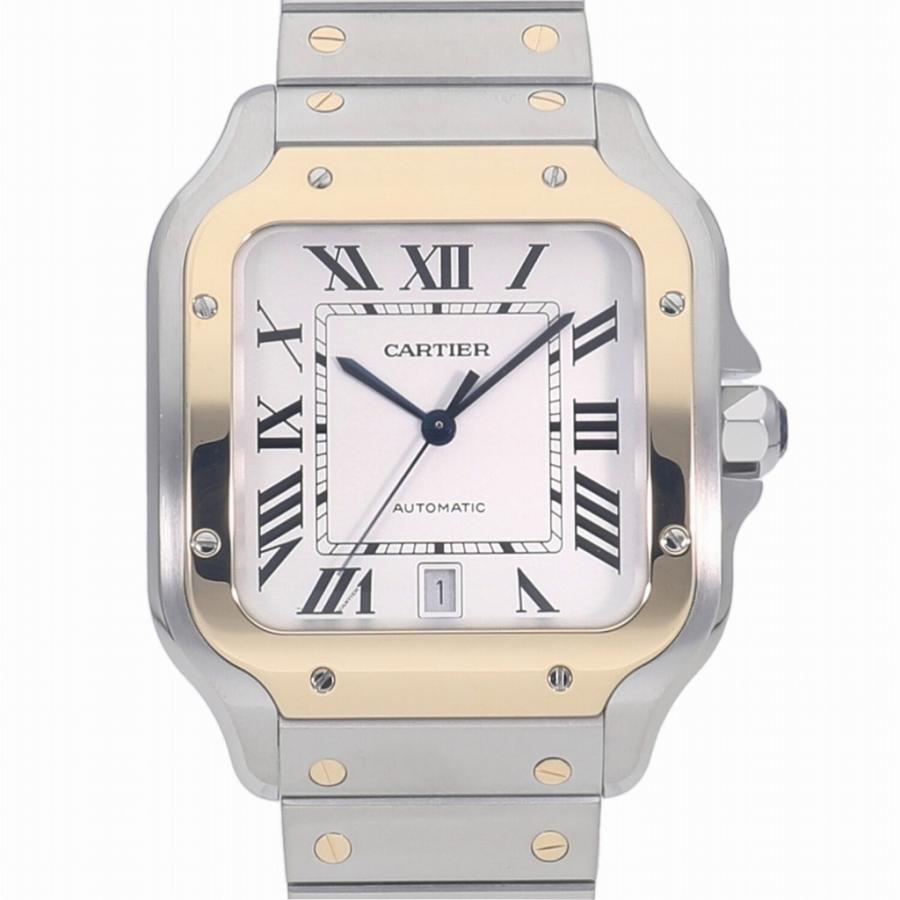 [中古]カルティエ サントス ドゥ カルティエ ウォッチ LM シルバー W2SA0006 メンズ 送料無料 腕時計 | SANTOS DE CARTIER