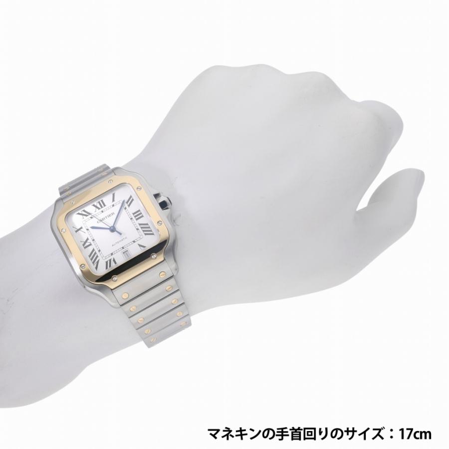 [中古]カルティエ サントス ドゥ カルティエ ウォッチ LM シルバー W2SA0006 メンズ 送料無料 腕時計 | SANTOS DE CARTIER | 06