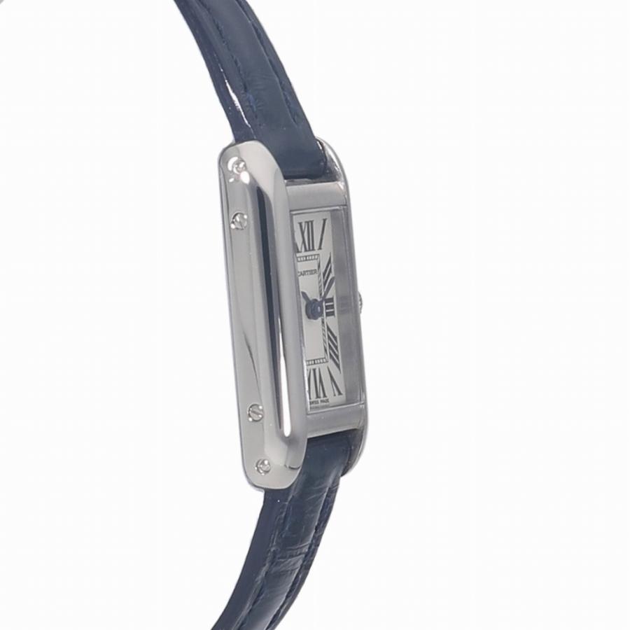 [中古]カルティエ タンクアロンジェ シルバー W1540856 レディース 送料無料 腕時計 | TANK（Cartier） | 02