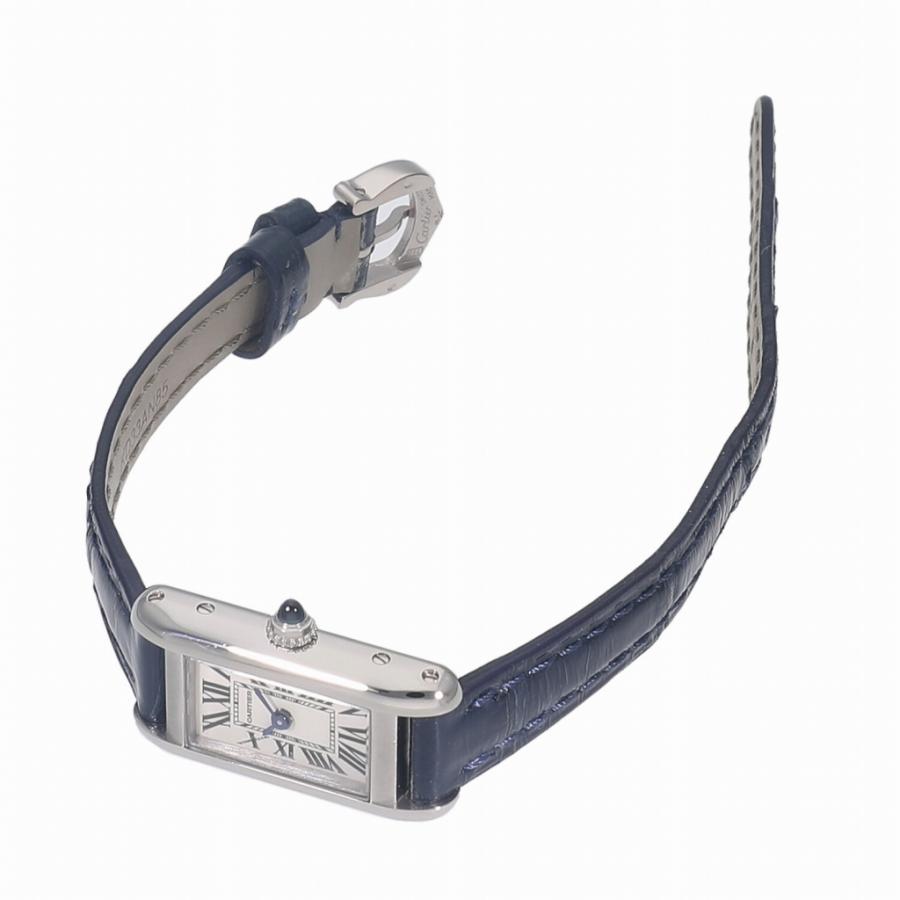 [中古]カルティエ タンクアロンジェ シルバー W1540856 レディース 送料無料 腕時計 | TANK（Cartier） | 03