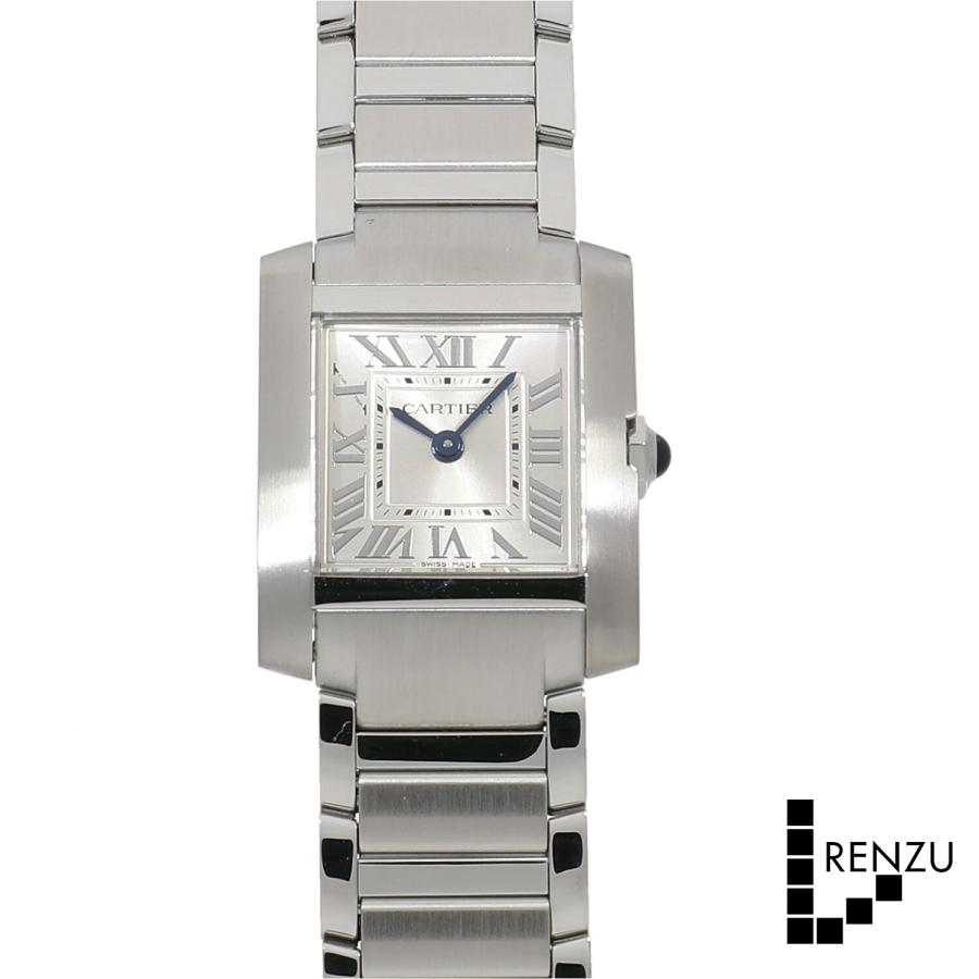 カルティエ Cartier タンク フランセーズ SM WSTA0065 シルバー ステンレススチール クオーツ レディース 腕時計 カルティエ タンク フランセーズ SM WE110006 シルバー/ダイヤモンド