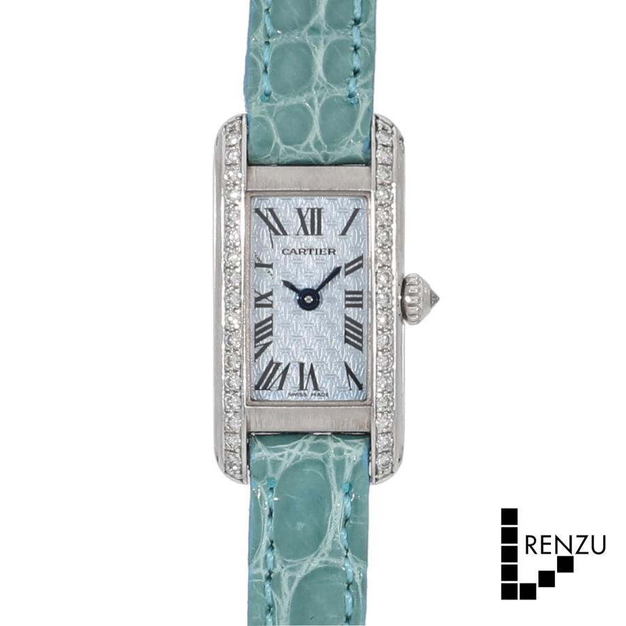 TANK（Cartier） [中古]カルティエ タンクアロンジェ ベゼルダイヤ
