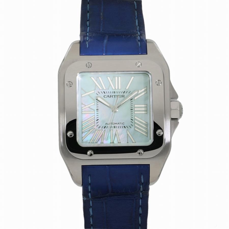 サントス100チェーントップ Cartier vintage 中古)CARTIER W20134X8 サマーリミテッド LM 100 サントス カルティエ アクセサリー