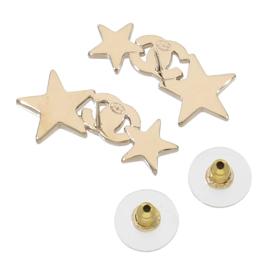 CHANEL [新品]シャネル ココマーク スター ピアス AB9819 B09816 NL526