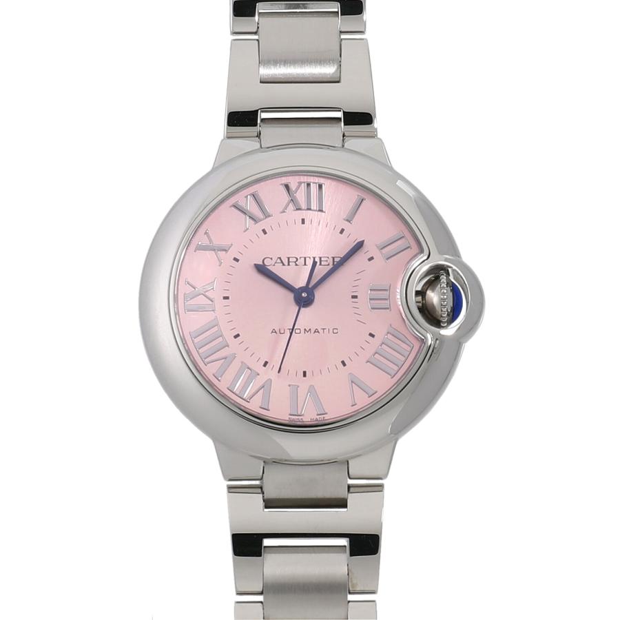 カルティエ Cartier バロンブルー ドゥ カルティエ WSBB0068 ピンク SS 自動巻き レディース 腕時計 CARTIER カルティエ バロンブルー 腕時計 18金 K18ピンクゴールド