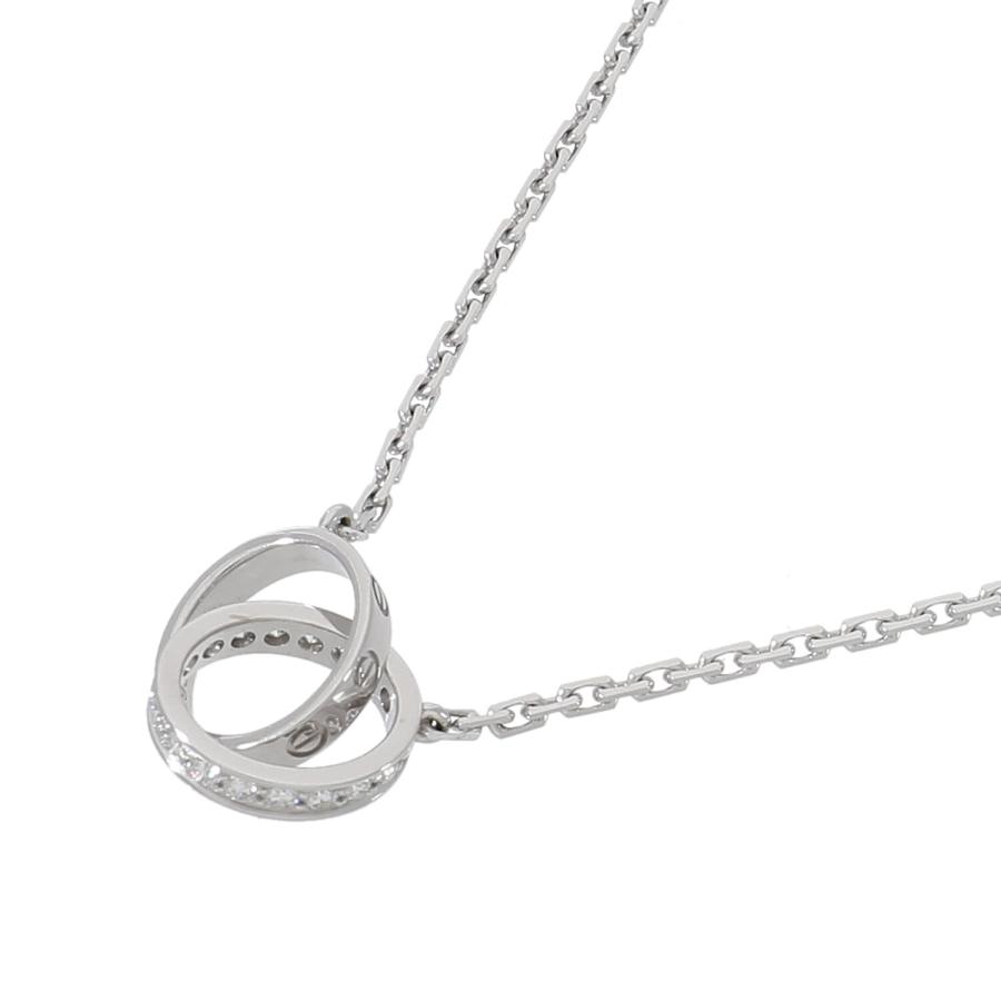 【当日配送】　カルティエ　ベビーラブダイヤネックレス LOVE（Cartier） （新品仕上げ済）カルティエ CARTIER ベビーラブ