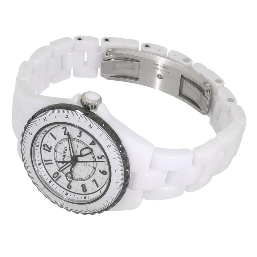 J12 [中古]シャネル クチュール 33MM H9763 ホワイト レディース 送料