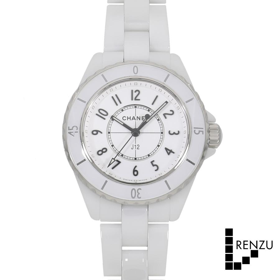 シャネル CHANEL J12 33MM H5698 ホワイト セラミック/ステンレススチール クオーツ レディース 腕時計 ジェムラインジャパン - 公式サイト - / シャネル 新型 J12 H5698 33mm