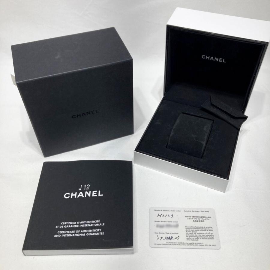 J12 [中古]シャネル ホワイト セラミック H2123 ホワイト×センター&12P 