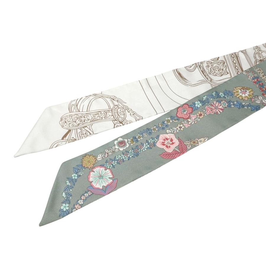 エルメス　HERMES ツイリー　ブリッドドゥクール　未使用美品 HERMES エルメス スカーフ ツイリー ブリッドドゥクール Brides