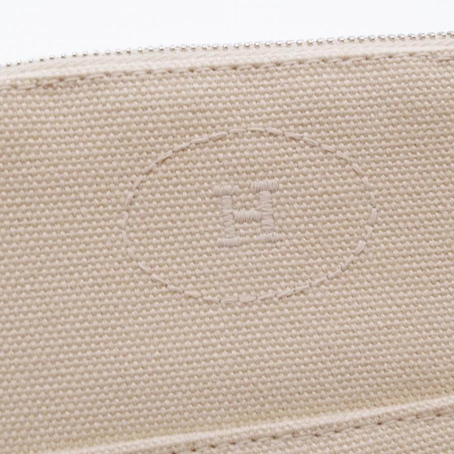 ボリード [新品]エルメス ポーチ MM ナチュラル キャンバス 送料無料