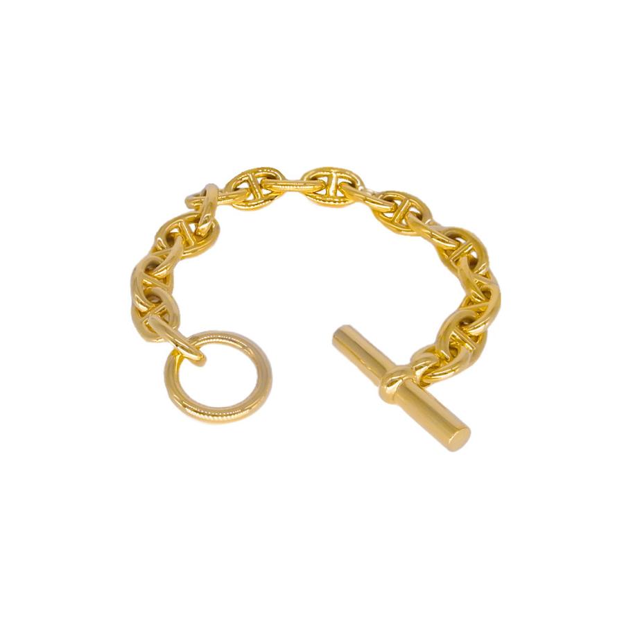 HERMES [未使用]エルメス シェーヌダンクル PM 17コマ イエロー  