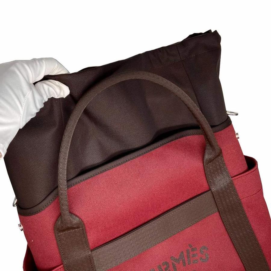 [新品]エルメス サックドパンサージュ グルーム ルージュアッシュ×ショコラ 送料無料_5