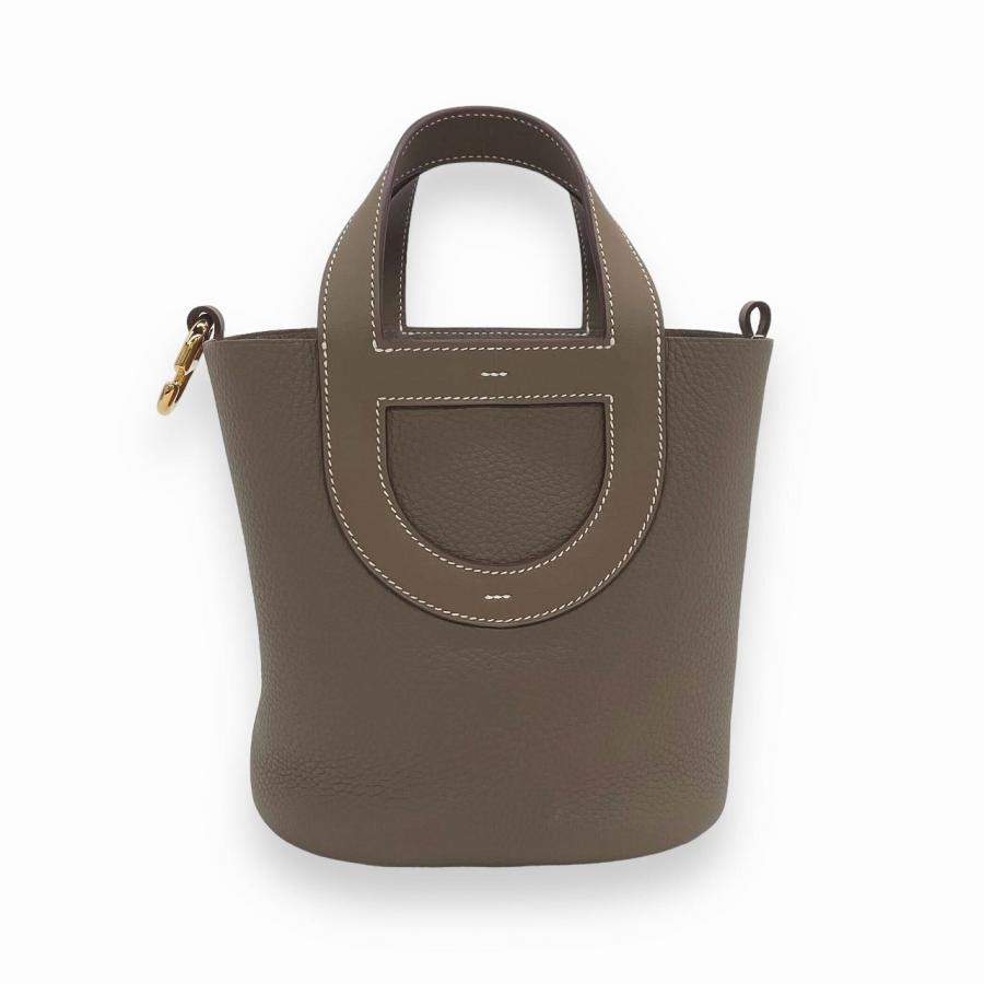 HERMES [新品]エルメス インザループ 18 エトゥープ（グレー  