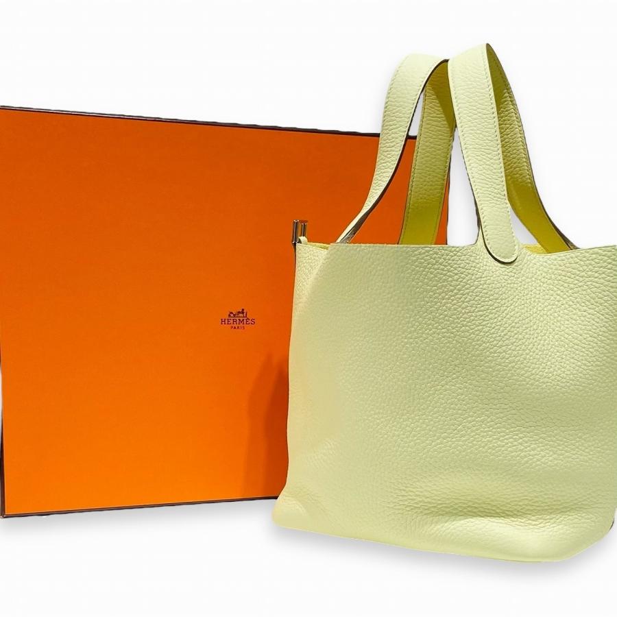 ピコタン [新品]エルメス ロック 22 MM トリヨンクレマンス ジョーヌ