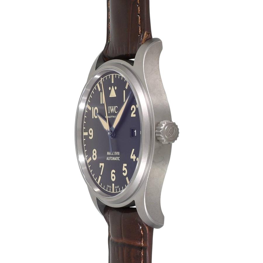 [中古]IWC パイロットウォッチ マーク18 ヘリテージ IW327006 ブラック メンズ 腕時計 送料無料 | パイロット・ウォッチ | 01