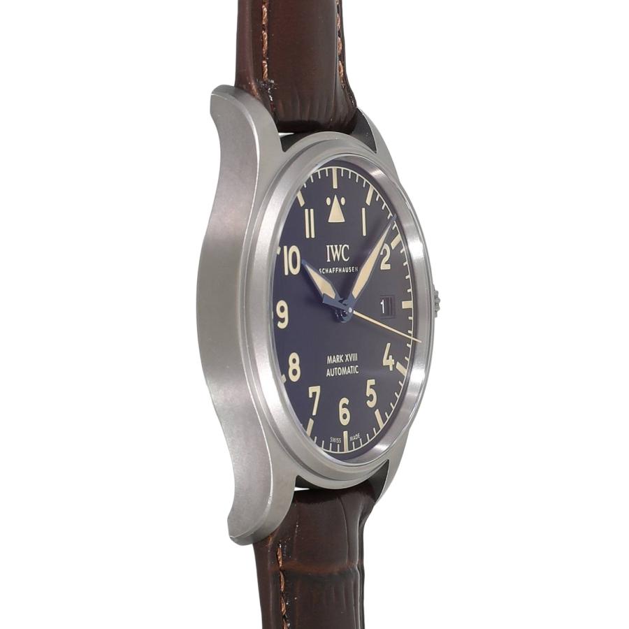 [中古]IWC パイロットウォッチ マーク18 ヘリテージ IW327006 ブラック メンズ 腕時計 送料無料 | パイロット・ウォッチ | 02