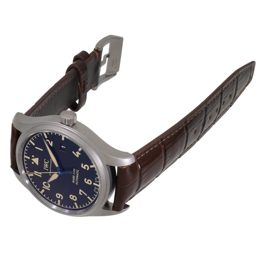 [中古]IWC パイロットウォッチ マーク18 ヘリテージ IW327006 ブラック メンズ 腕時計 送料無料 | パイロット・ウォッチ | 06