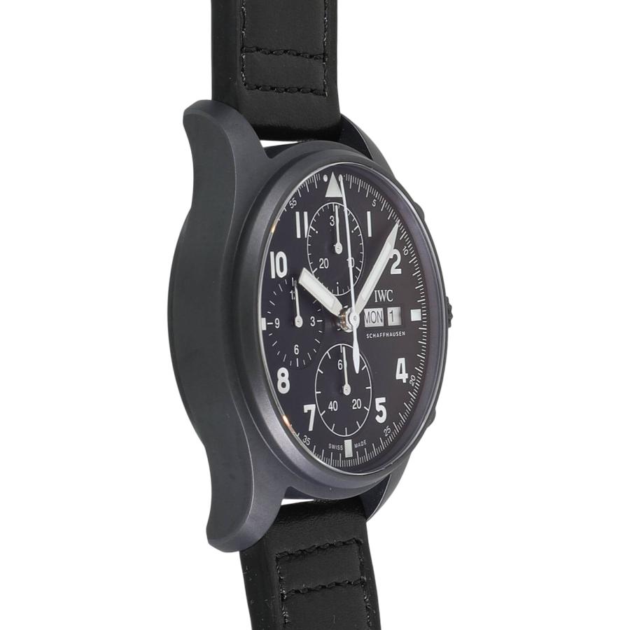 [中古]IWC パイロットウォッチ クロノグラフ トリビュート トゥ 3705 世界限定1000本 IW387905 ブラック メンズ 腕時計 | パイロット・ウォッチ | 02
