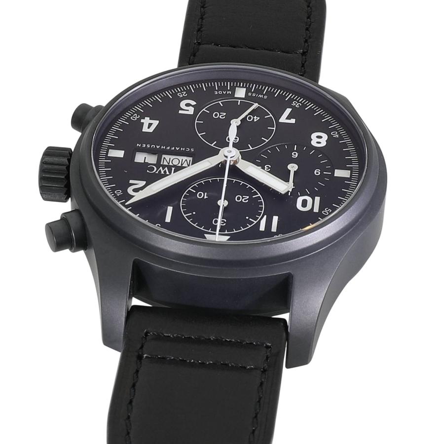 [中古]IWC パイロットウォッチ クロノグラフ トリビュート トゥ 3705 世界限定1000本 IW387905 ブラック メンズ 腕時計 | パイロット・ウォッチ | 04