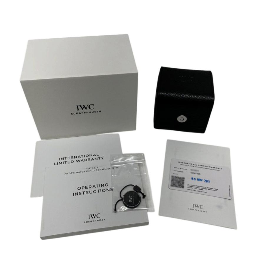 [中古]IWC パイロットウォッチ クロノグラフ トリビュート トゥ 3705 世界限定1000本 IW387905 ブラック メンズ 腕時計 | パイロット・ウォッチ | 09