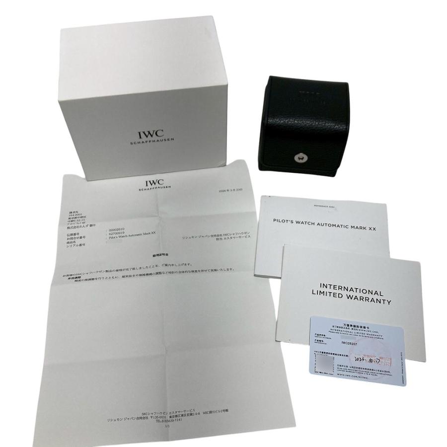 [中古]IWC パイロット ウォッチ マークXX IW328207 シルバー メンズ 腕時計 送料無料 | パイロット・ウォッチ | 10