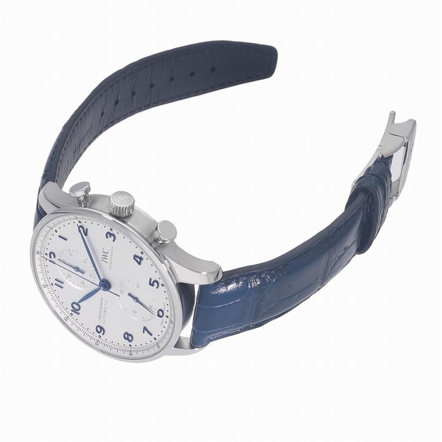 ポルトギーゼ [新品]IWC クロノグラフ 青針 IW371605 メンズ 送料無料
