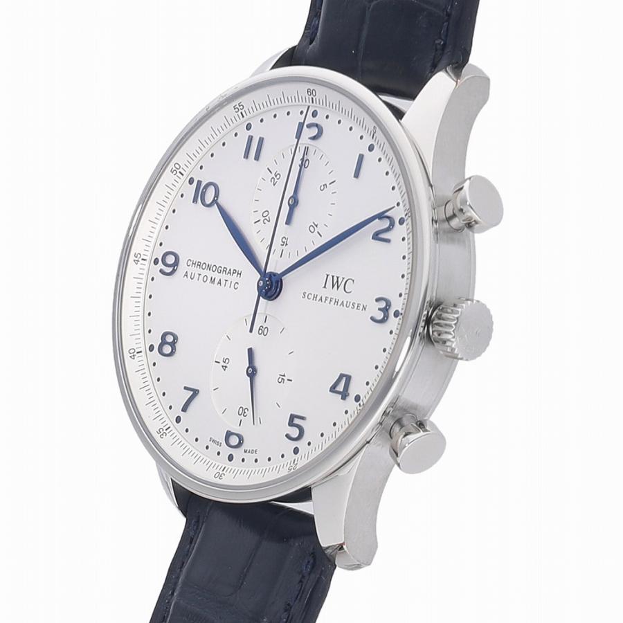 ポルトギーゼ [中古]IWC クロノグラフ 青針 IW371446 メンズ 送料無料 