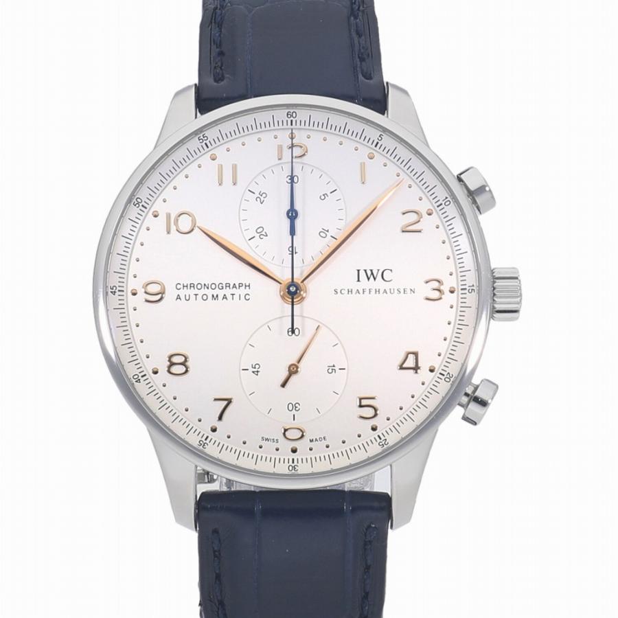 【極美品】IWC ポルトギーゼ　金針　IW371445 ポルトギーゼ [中古]IWC クロノグラフ 金針 シルバー IW371445