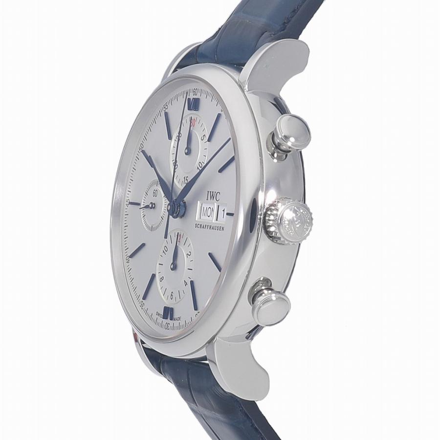 ◇IWC ポートフィノ クロノグラフ シルバー SS/レザー IW391037