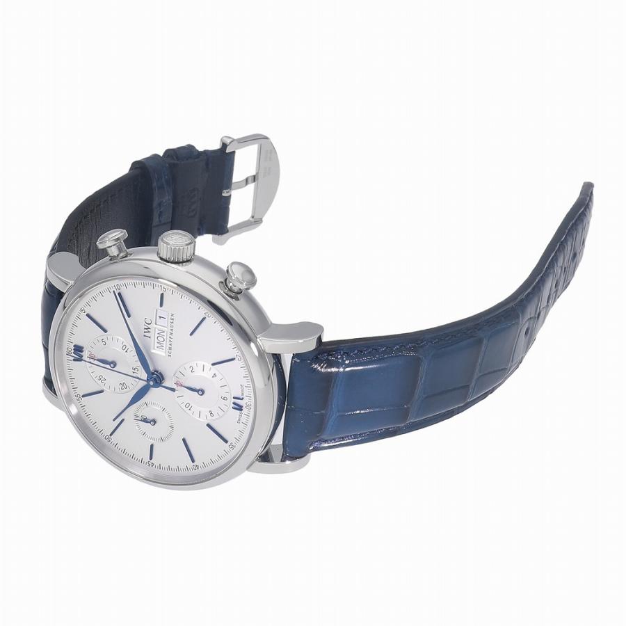 ◇IWC ポートフィノ クロノグラフ シルバー SS/レザー IW391037