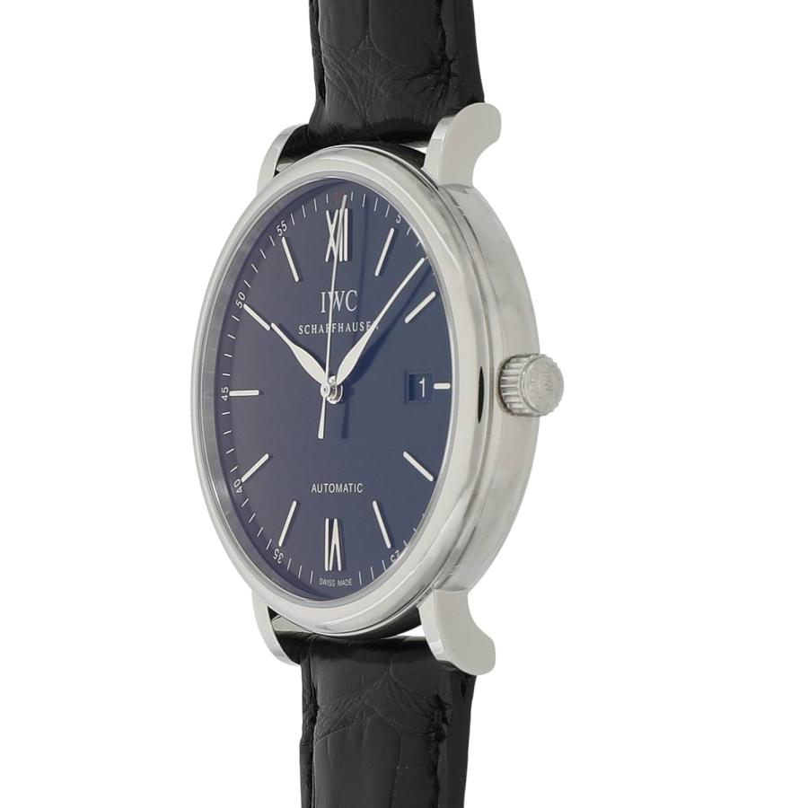 ポートフィノ [新品]IWC オートマティック IW356502 ブラック メンズ