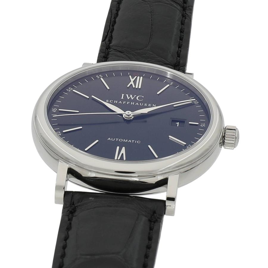 ポートフィノ [新品]IWC オートマティック IW356502 ブラック メンズ