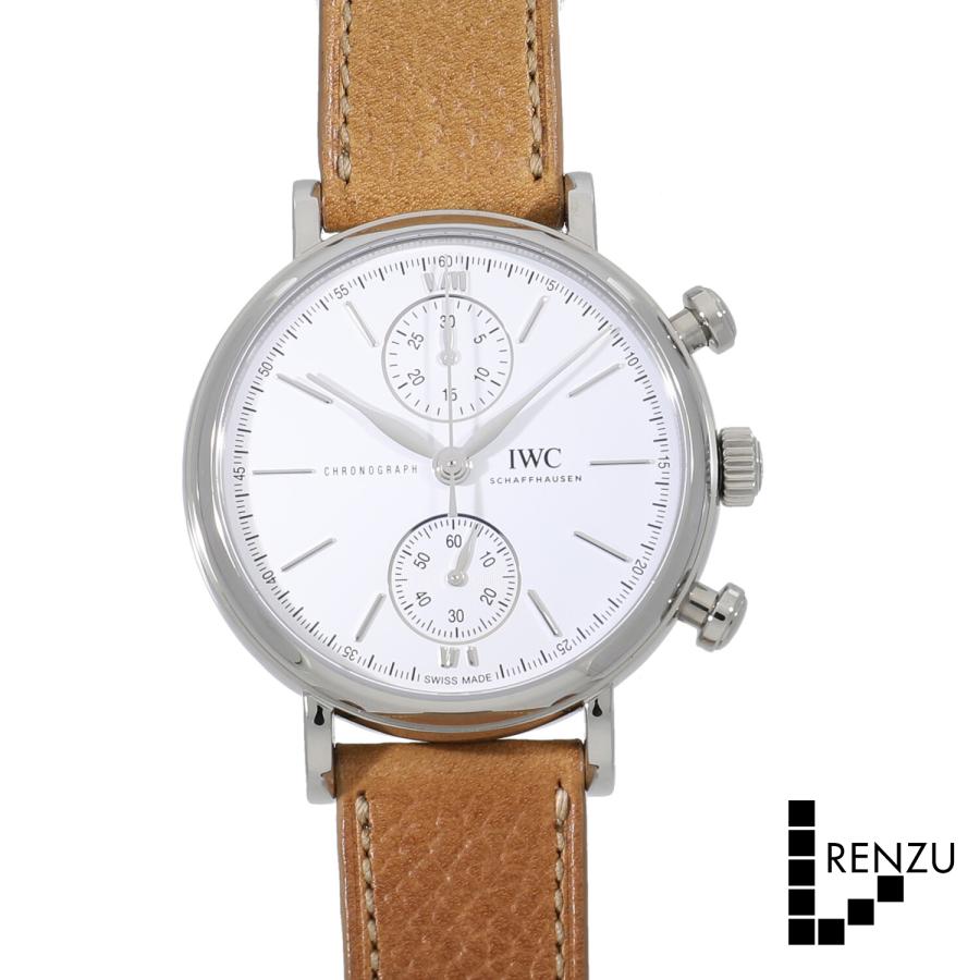 ポートフィノ [未使用]IWC クロノグラフ 39 IW391502 ホワイト 