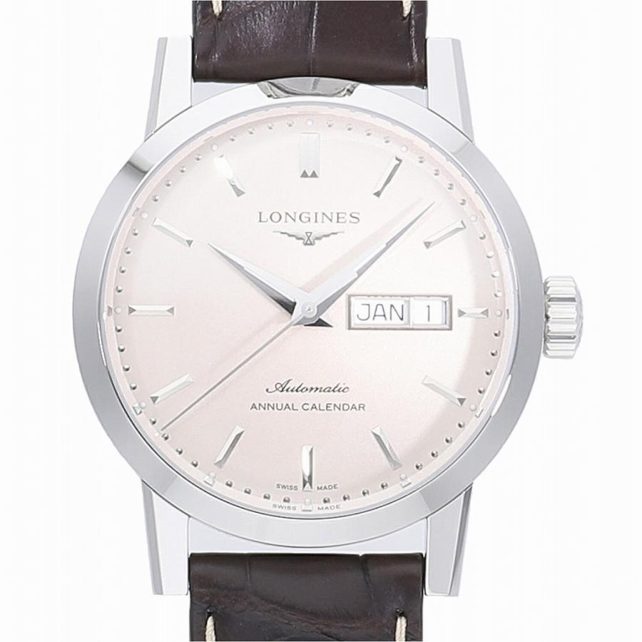 ロンジン ヘリテージ 1832 アニュアルカレンダー シルバー L4.827.4.92.2 新品 メンズ（男性用） 送料無料 腕時計