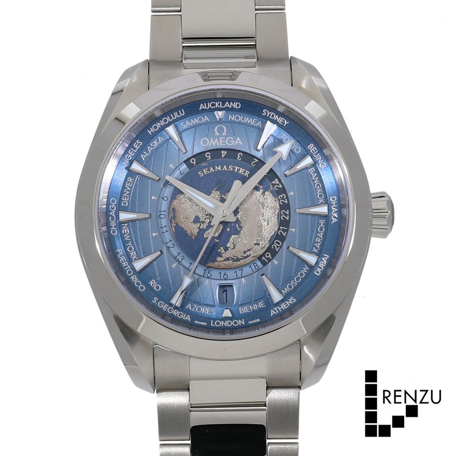 SEAMASTER [中古]オメガ シーマスター アクアテラ GMT ワールド 