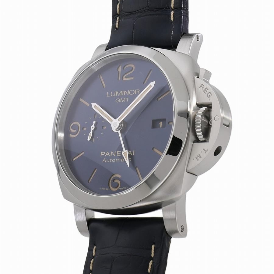 LEMINOR [中古]パネライ ルミノール GMT 44MM ブルー PAM01033 V番