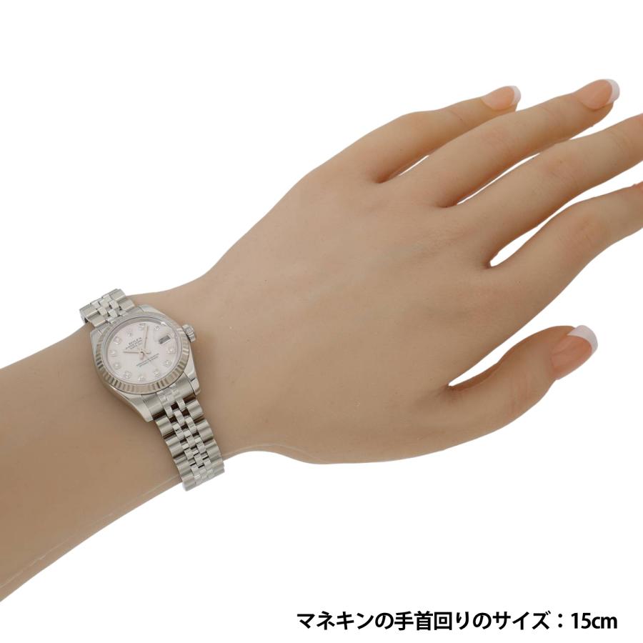 デイトジャスト [中古]ロレックス 179174NG D番 ピンクシェル×10P