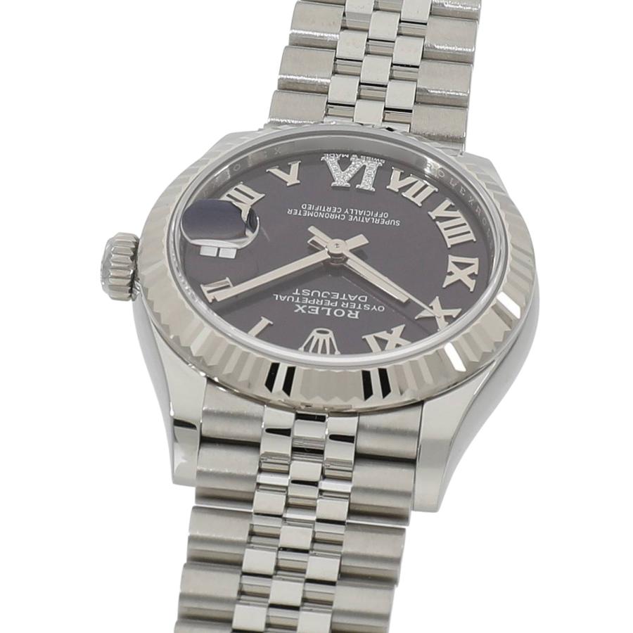 デイトジャスト [新品]ロレックス 31 278274 オーベルジーヌ×VIダイヤ